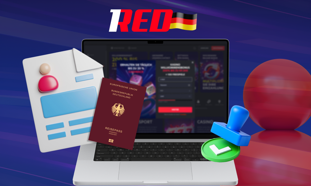 Spieler in Deutschland müssen eine Reihe von Regeln beachten, um sich bei 1Red Casino registrieren zu können